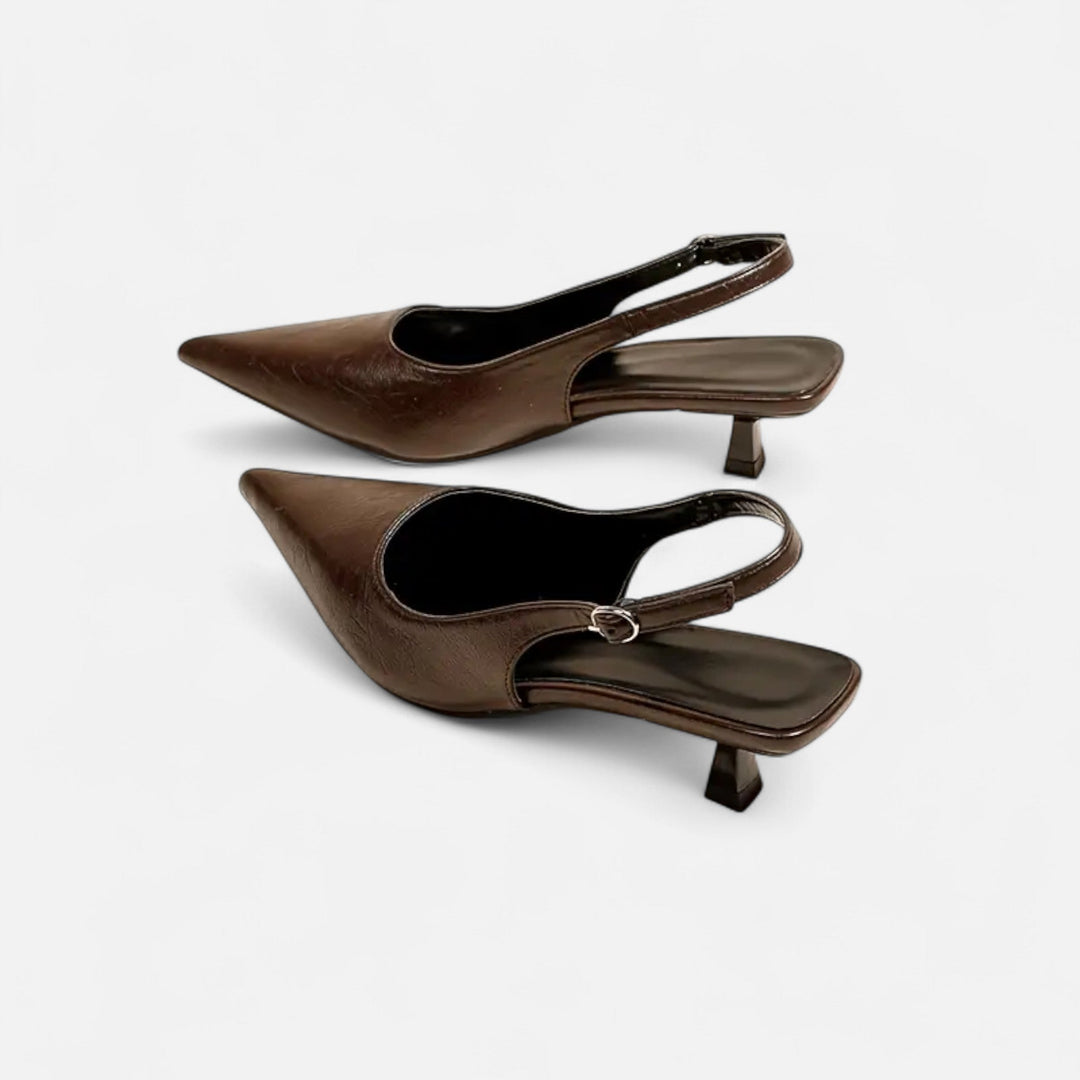 Women’s Pointed-Toe Kitten Heel Sandals