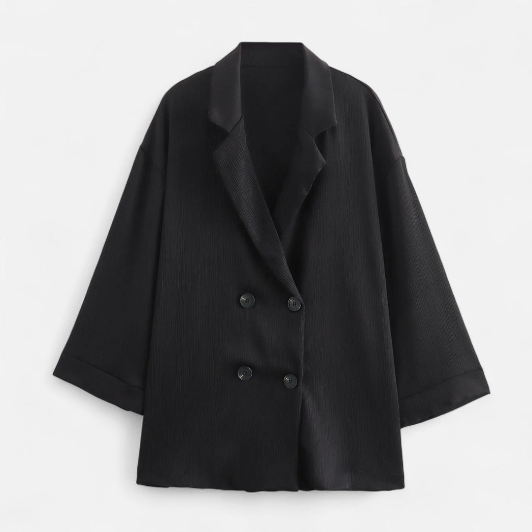 Women’s Wrinkled Suit Jacket & Pants Set