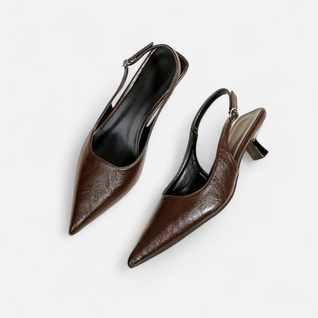 Women’s Pointed-Toe Kitten Heel Sandals