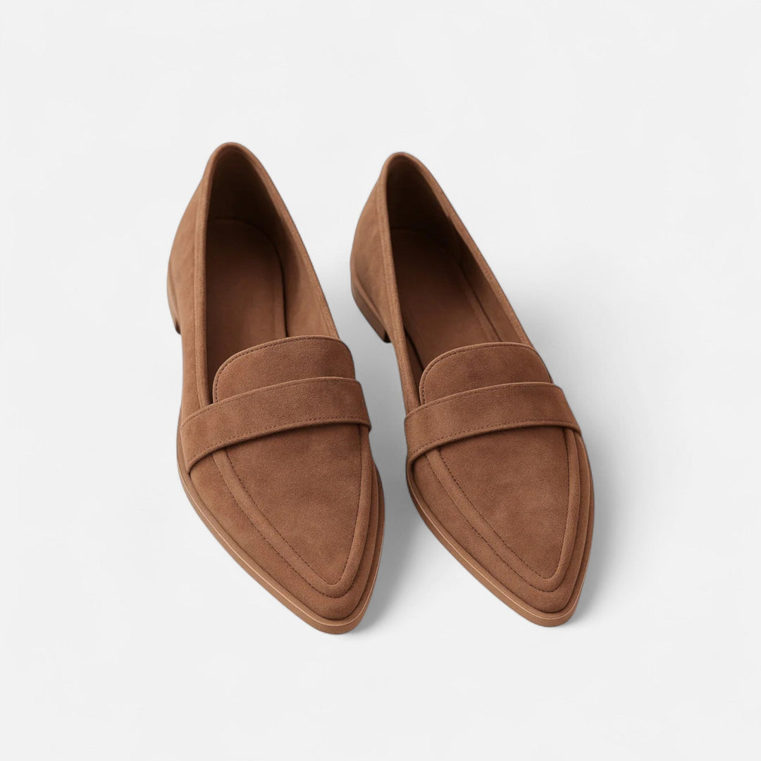 Women’s Retro Pointed-Toe Loafers