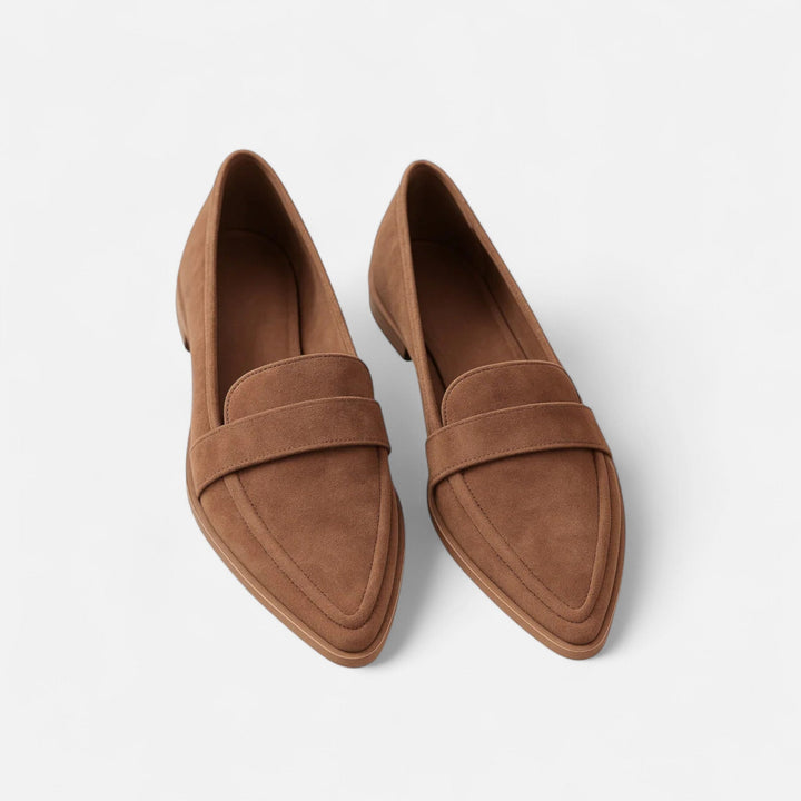 Women’s Retro Pointed-Toe Loafers
