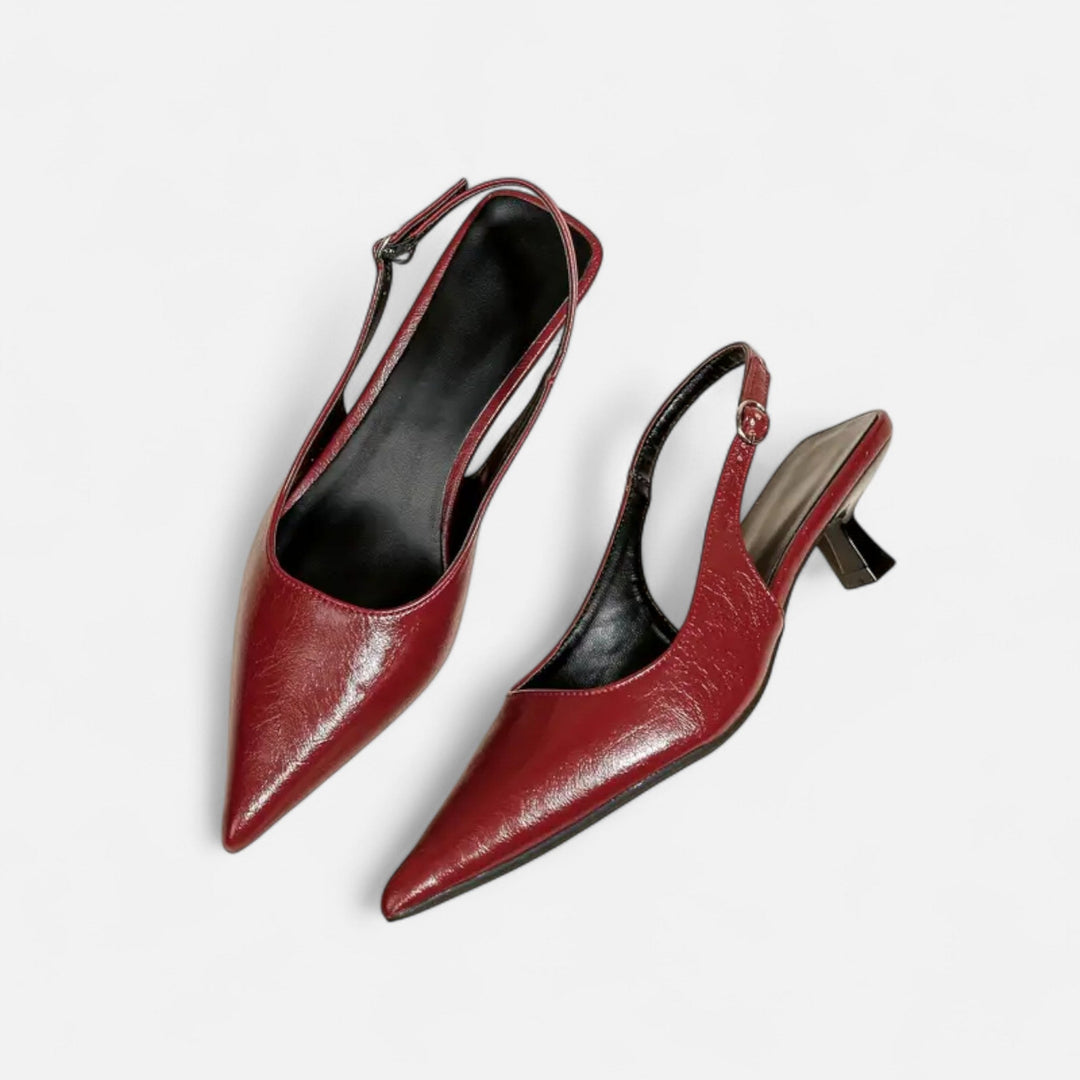 Women’s Pointed-Toe Kitten Heel Sandals