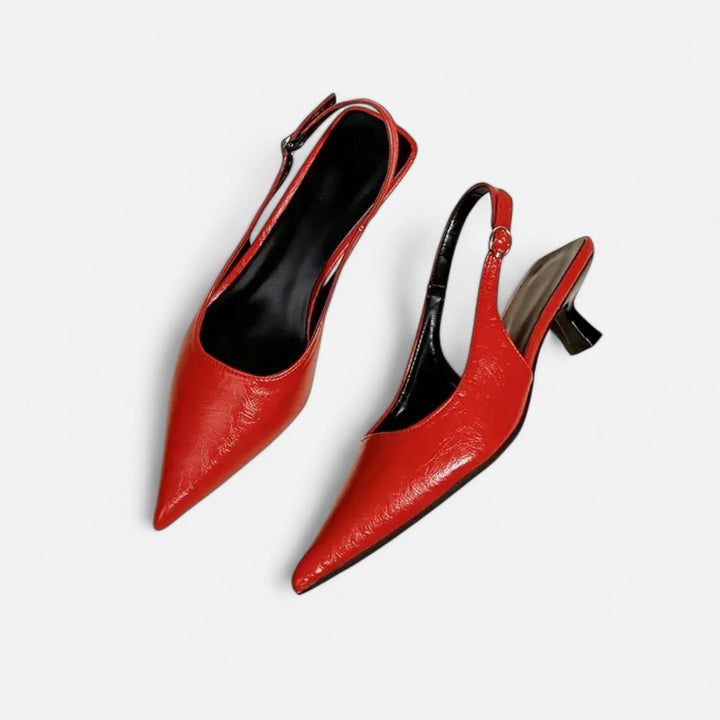 Women’s Pointed-Toe Kitten Heel Sandals