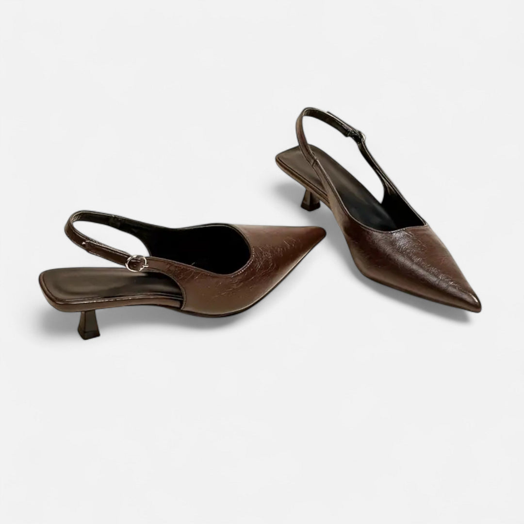 Women’s Pointed-Toe Kitten Heel Sandals