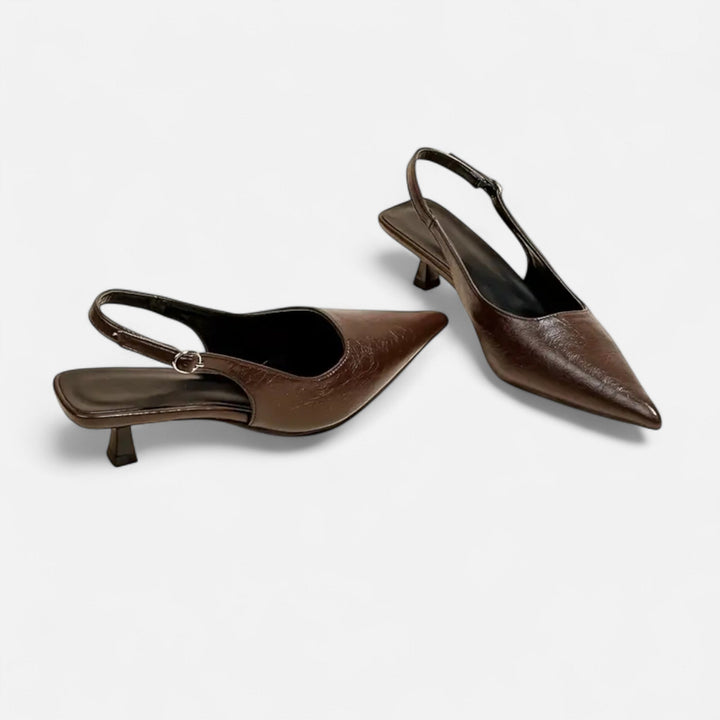 Women’s Pointed-Toe Kitten Heel Sandals
