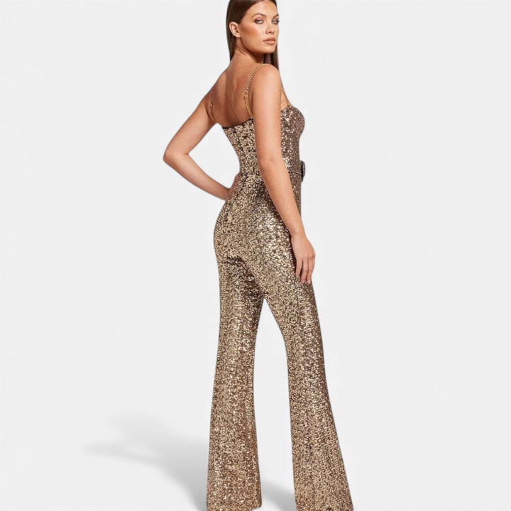 Women’s Refined Sequin Evening Jumpsuit