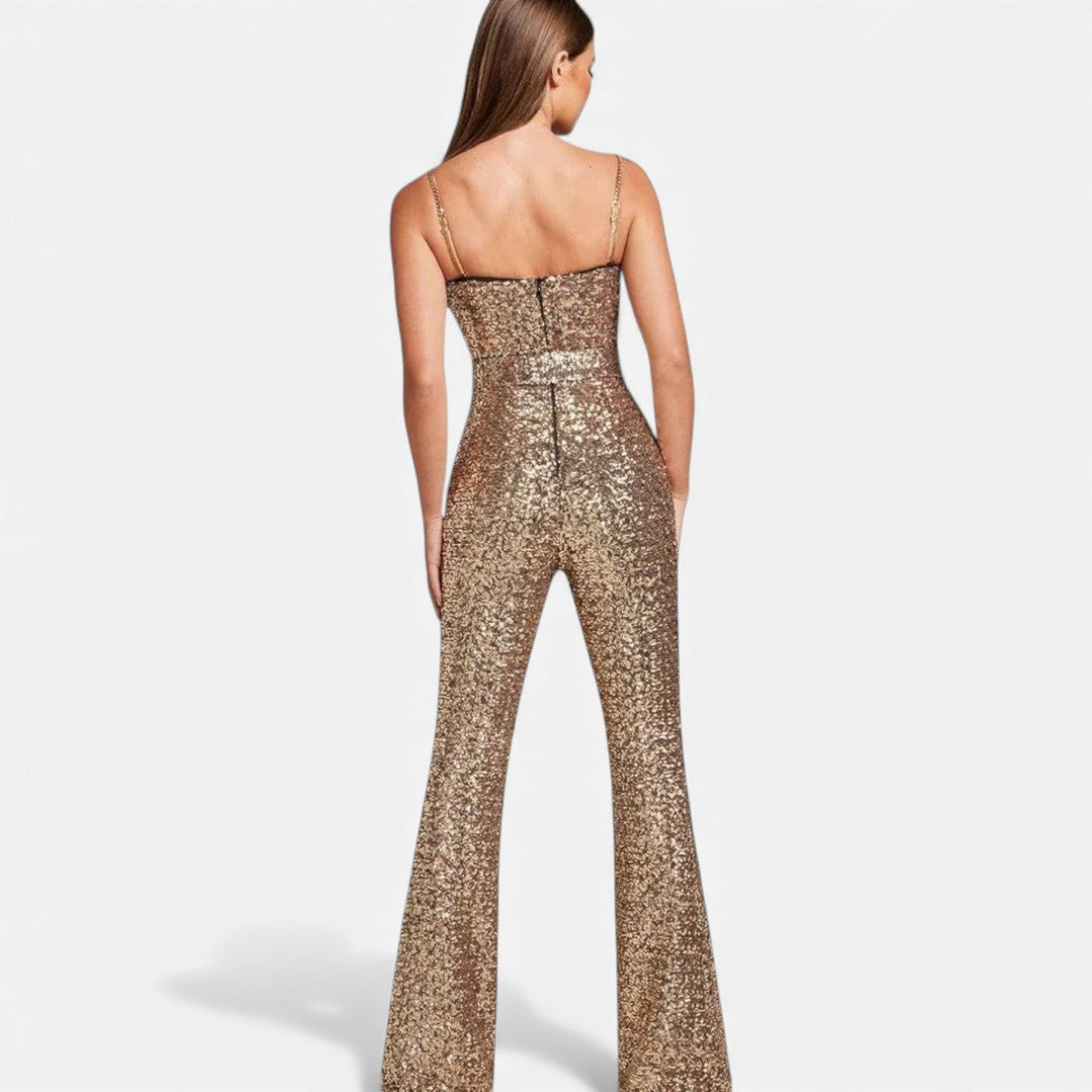Women’s Refined Sequin Evening Jumpsuit