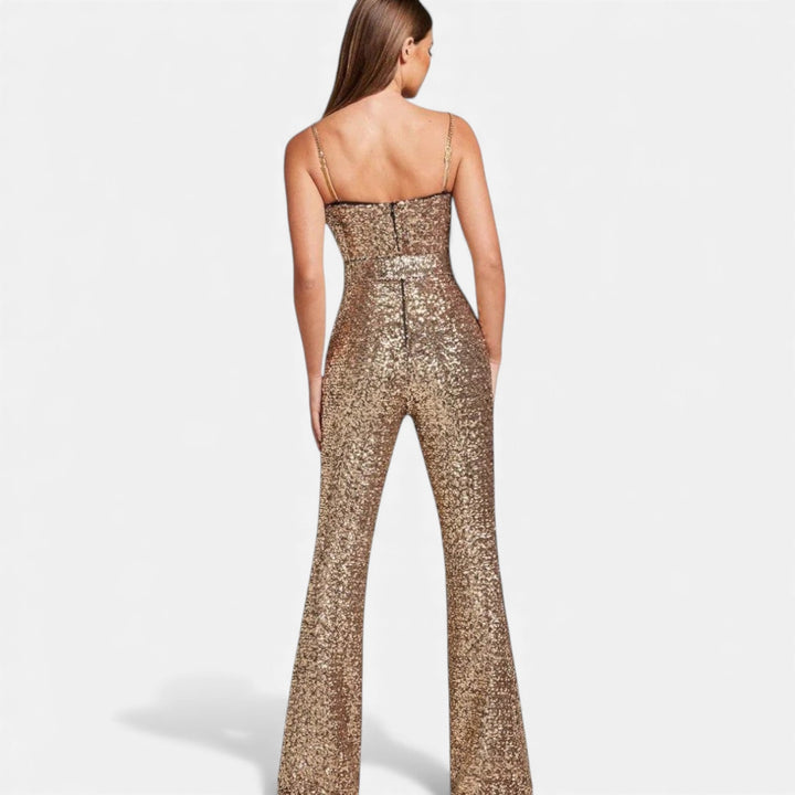 Women’s Refined Sequin Evening Jumpsuit