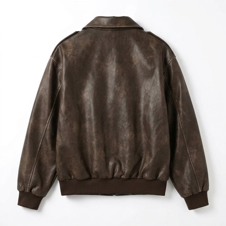Women’s Oversized Zip-Up Jacket – Ribbed Hem Detail